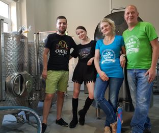 2018 - Collaboration brew bij Oriel Beer in Roemenië